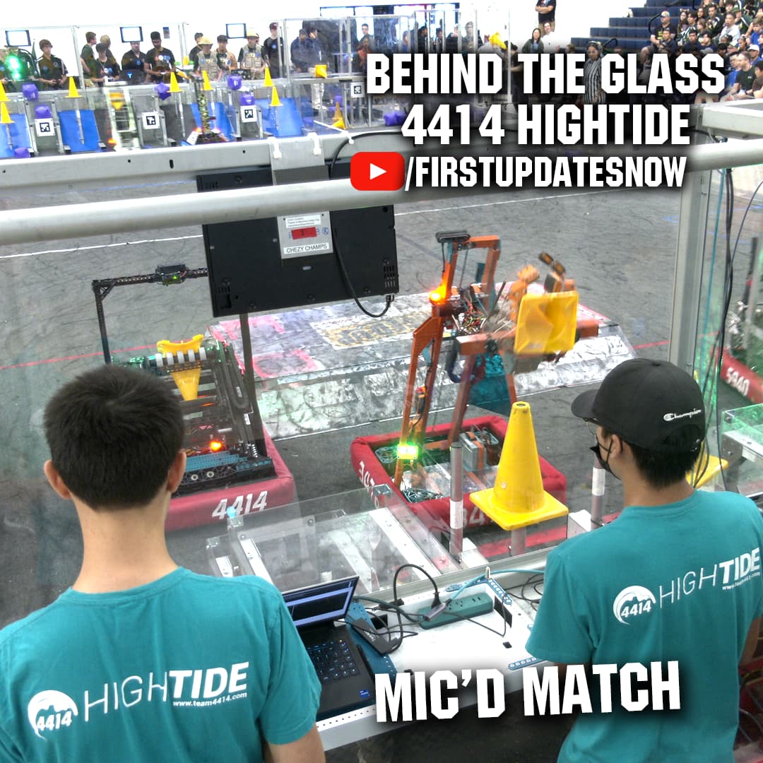 Behind the Glass 4414 HighTide Q39 Chezy Champs 2023 Robot