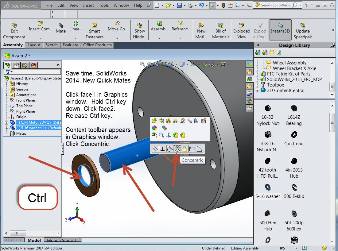 pic: Save Time Quick Mates SolidWorks 2014 - CD-Media: Photos - Chief Delphi